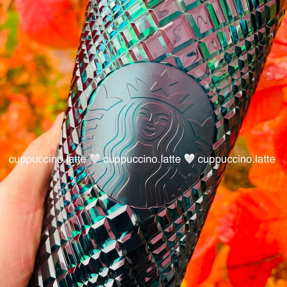 💎NEW TRIO✨Starbucks 2021 Holiday Jeweled Diamond Venti Bling Cold Cup Tumblers - Picture 9 of 16